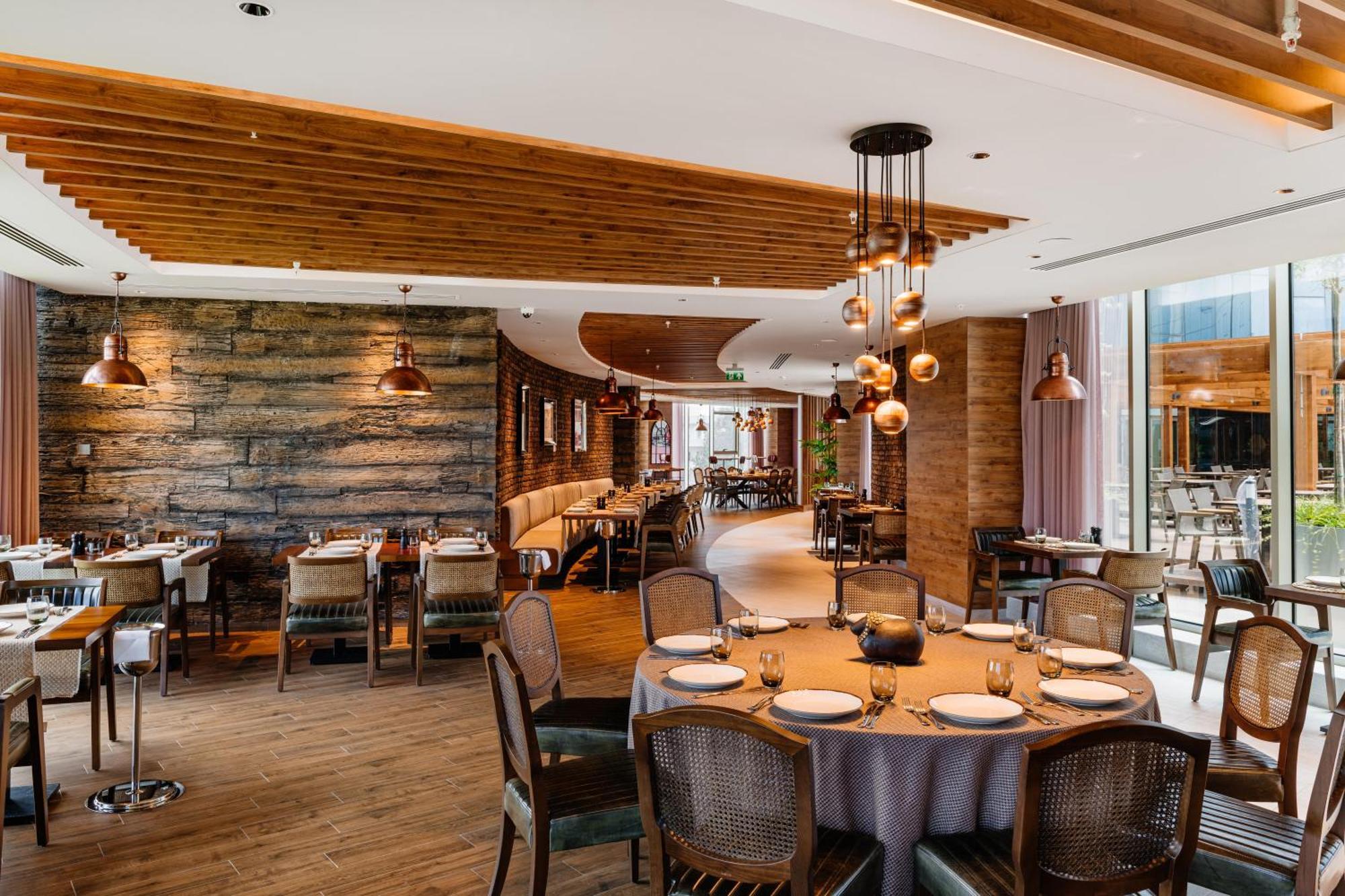 Concorde Tower Hotel & Casino นิโคเซีย ภายนอก รูปภาพ The interior of the restaurant
