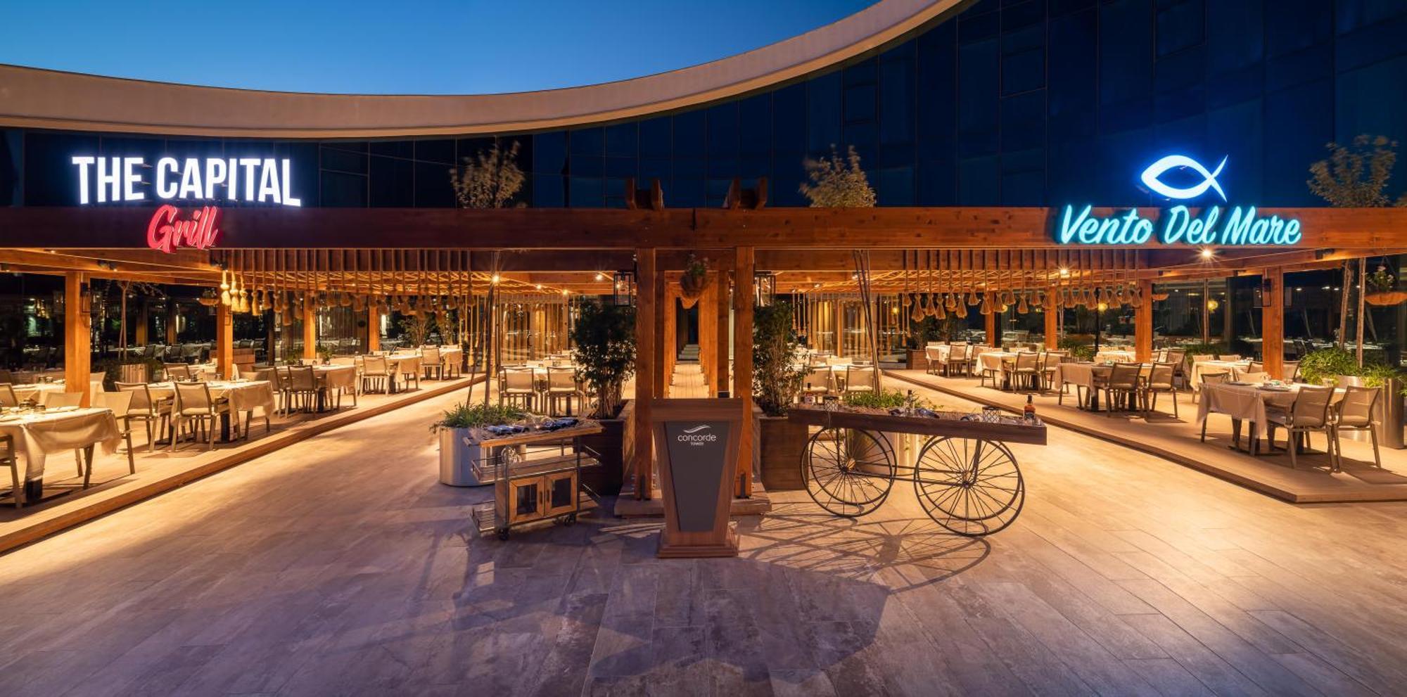Concorde Tower Hotel & Casino นิโคเซีย ภายนอก รูปภาพ Vento restaurant